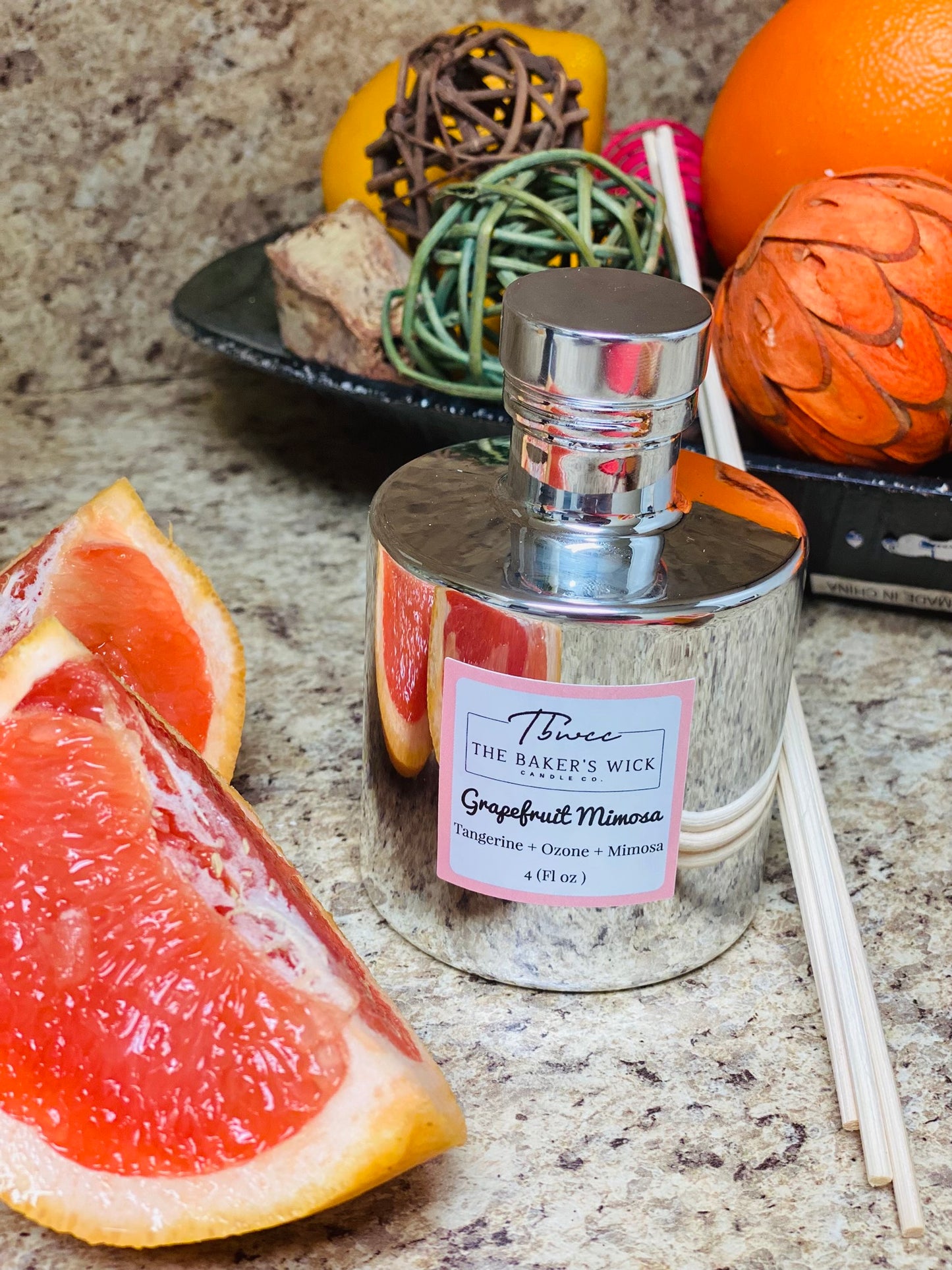 Grapefruit Mimosa Reed Diffuser